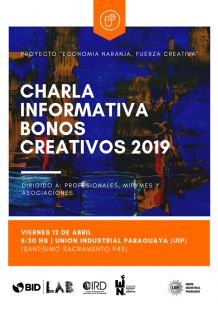 Charla Informativa Bonos Creativos 2019
